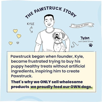 Pawstruck Natural 8-12" Bully Sticks for Dogs - Best Long Lasting, Rawhide Free, Low Odor & Grain Free Dental Chew Treat - Healthy Single Ingredient 100% Real Beef - 1 lb Bag - Packaging May Vary
