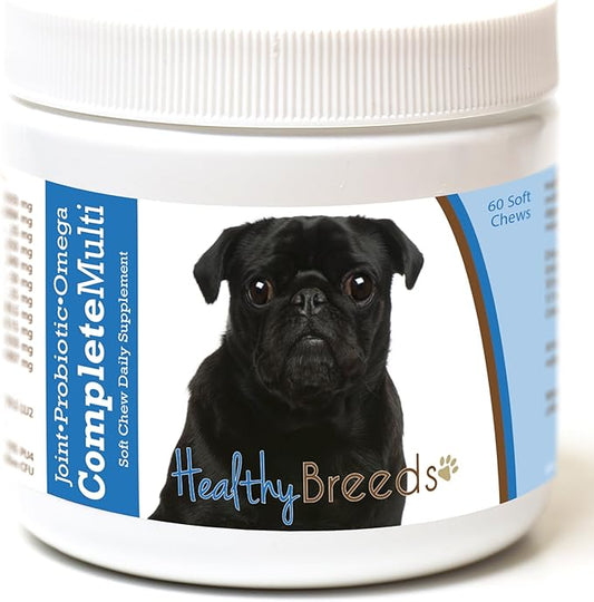Healthy Breeds Pug All in One Multivitamin Soft Chew 60 Count