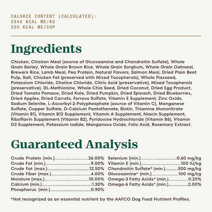 Nutro Ultra Adult Weight Management Dry Dog Food, Chicken, Lamb and Salmon Protein Trio, 24 lb. Bag