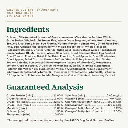 Nutro Ultra Adult Weight Management Dry Dog Food, Chicken, Lamb and Salmon Protein Trio, 24 lb. Bag