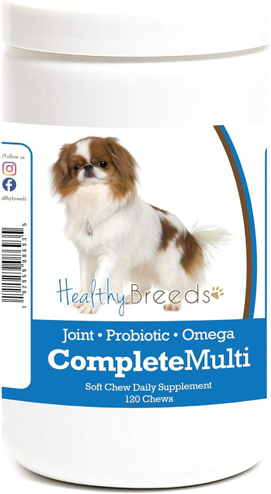 Healthy Breeds Japanese Chin All in One Multivitamin Soft Chew 120 Count
