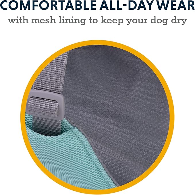 Ruffwear, Swamp Cooler Dog Harness, Lightweight with Evaporative Cooling for Hot Weather, Sage Green, XX-Small