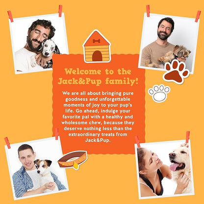 Jack&Pup Bark Burgers Ham Bites Dog Gifts | Holiday, Adoption, Dog Birthday Treats in Classy Tin | Jerky Dog Treats (12oz Bites)