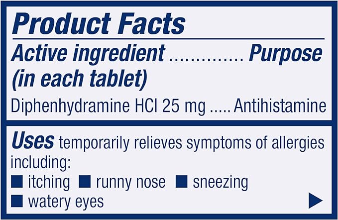 Pro-Sense Itch and Allergy Solutions, for Dogs, Antihistamine 100 Count (Pack of 1)