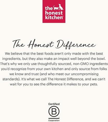 The Honest Kitchen Human Grade Dehydrated Grain Free Dog Food – Complete Meal or Dog Food Topper – Turkey 4 lb (makes 16 lbs)