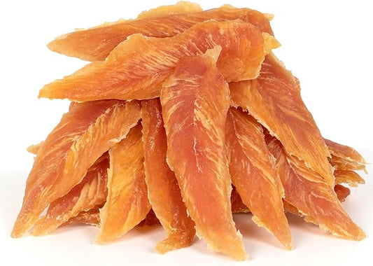 MON2SUN Chicken Jerky for Dogs Made with Real Chicken Breast Dog Snacks, High Protein & Grain Free Training Treats for Small Medium and Large Dogs (Chicken, 21 Ounce -Pack of 1)