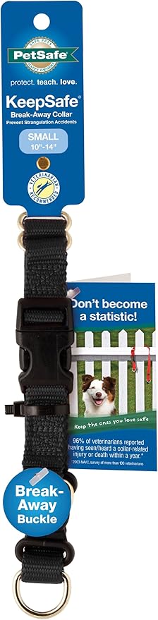 PetSafe KeepSafe Break-Away Collar, Prevent Collar Accidents for Your Dog or Puppy, Improve Safety, Compatible with Leash Use, Adjustable Sizes