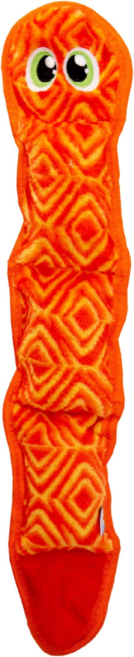 Outward Hound Durablez Pink Snake Plush Dog Toy, Large