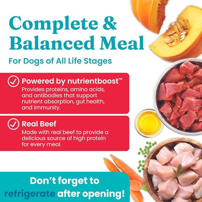 Solid Gold Food Toppers for Picky Dogs - Real Beef Meatball Topper - 3 Pack Healthy Dog Treats - High Protein Soft Dog Treats to Serve w/Dry Dog Food or Wet Dog Food or as Dog Snacks
