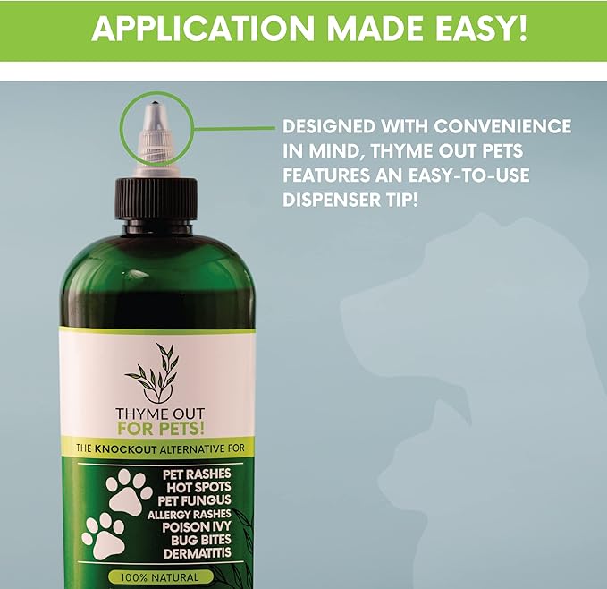 for Pets (8oz) - Natural Dog and Cat Itch Relief & Skin Treatment for Itchy Paws and Ringworm - Yeast Infection, Dandruff and Hot Spot Spray for Dogs - All Natural, Organic Blend