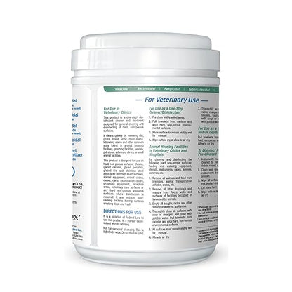 REScue One-Step Disinfectant Cleaner & Deodorizer Wipes for Vet Use – Cleaner for Kennels, Litter Boxes & More – 160-Wipes, 1 Canister (Pack of 1)