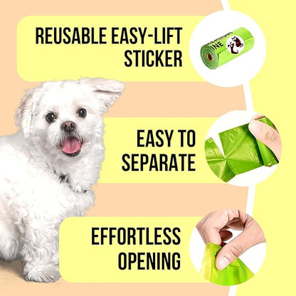 Pet N Pet 720 Counts, Unscented Dog Poop Bags Rolls, 38% Plant Based & 62% PE Poop Bags For Dogs, 48 Rolls Doggie Poop Bags with Dispenser, Extra Thick Pet Waste Bags, Puppy Poop Bags, Dog Trash Bags