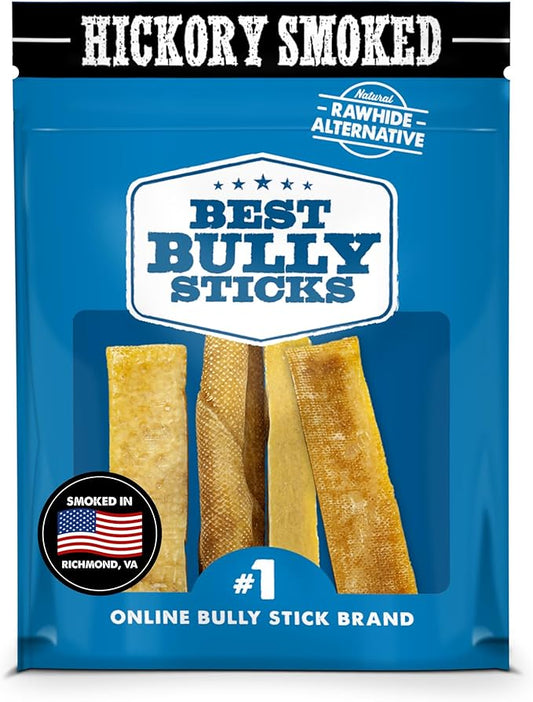 Premium Hickory Smoked 100% Natural Himalayan Yak Cheese for Dogs - No Additives, Lactose Free, Vegetarian Yak Bones for Dogs - Yak Cheese Himalayan Dog Chews Large, Long-Lasting Chews - Large 4 Pack