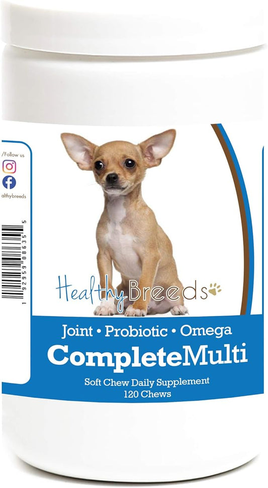 Healthy Breeds Chihuahua All in One Multivitamin Soft Chew 120 Count