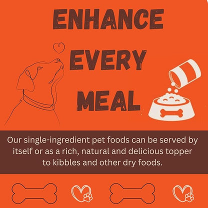 100% Beef Wet Dog Food, in Bone-Broth, Hypoallergenic Dog Food, All-Natural Mixer, Topper & Hydration - 11oz. (12 cans)