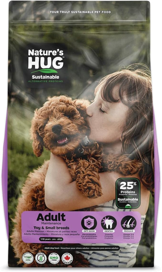 Nature's HUG Dog Food, Just Like Chicken Recipe, Hypoallergenic, Adult Toy & Small Breed Dogs, 5lb