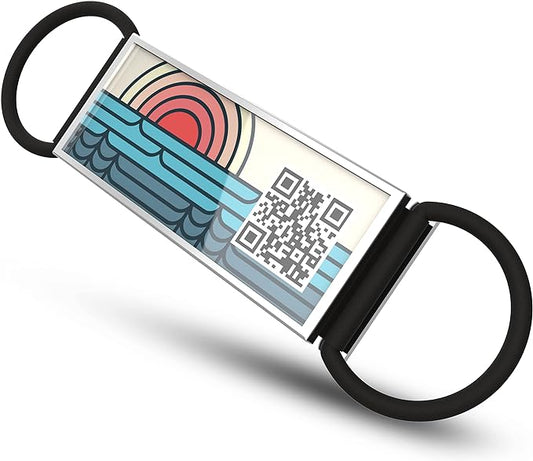 QR Code Dog Tag,Silent Dog Tags Personalized for Pets, Slide On Dog Tag,Custom Dog Name ID Tags Personalized Noiseless Dog and Cat Tags-Free Online&Scan QR Receive Instant Location Alert Email