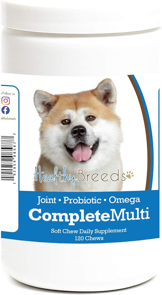 Healthy Breeds Akita All in One Multivitamin Soft Chew 120 Count
