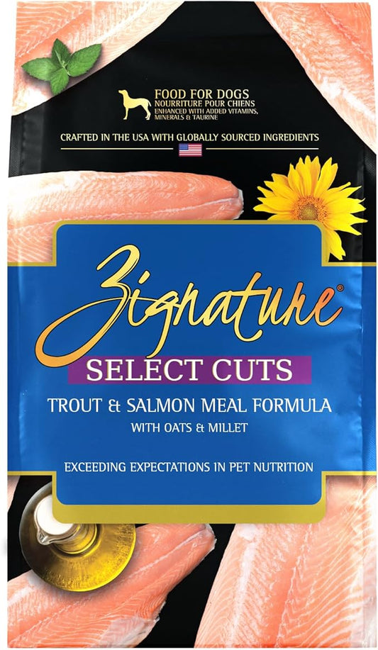 Zignature Select Cuts Trout & Salmon Formula Dry Dog Food 12.5lb