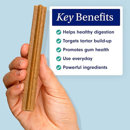 Petlab Co. Dental Sticks – Dog Dental Chews -Target Plaque & Tartar Build-Up at The Source - Designed to Maintain Your Dog’s Oral Health, Keep Breath Fresh and Provide Digestive Help (24 Sticks)