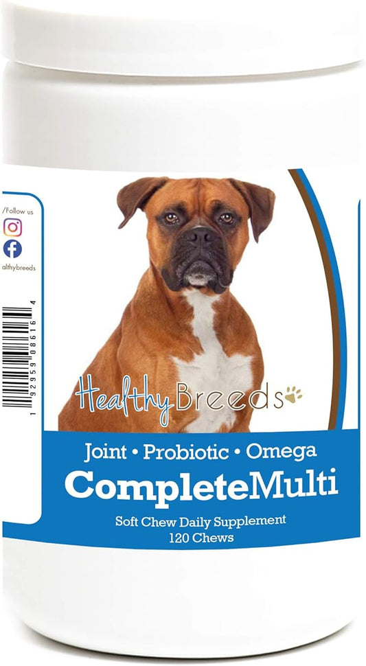 Healthy Breeds Boxer All in One Multivitamin Soft Chew 120 Count