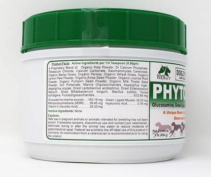 Dogzymes Phyto Flex - Glucosamine, Chondroitin, MSM and Hyaluronic Acid… (1 pound)