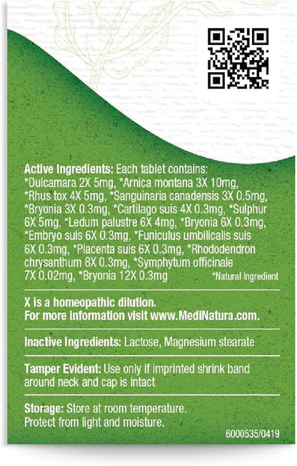 MediNatura T-Relief Pet Arthritis Relief Arnica +12 Powerful Natural Homeopathic Medicines Help Ease Hip & Joint Pain Soreness & Stiffness for Dog & Cat - 90 Tablets