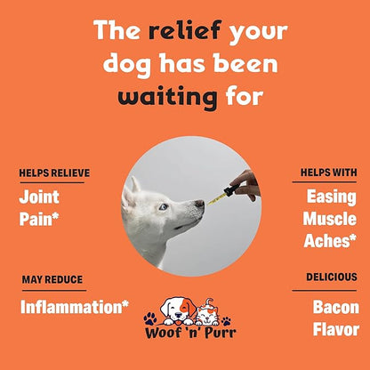 Natural Pain Relief for Dogs - Dog Pain Relief - May Help with Joint, Hip, Heart Health & Much More - Pain Relief for Dogs for Older Dogs - Dog Supplements & Vitamins - Dog Joint Pain Relief - 1 fl oz