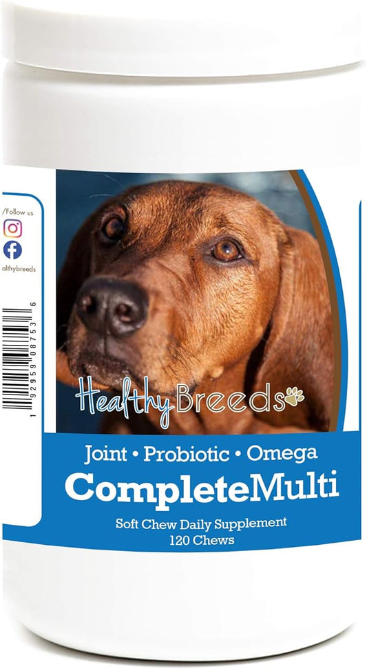 Healthy Breeds Redbone Coonhound All in One Multivitamin Soft Chew 120 Count