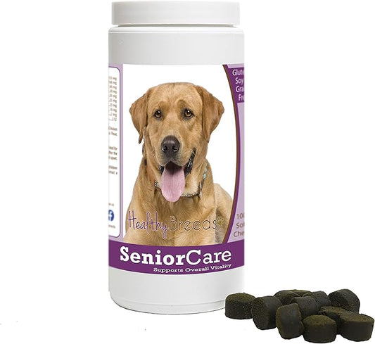 Healthy Breeds Labrador Retriever Senior Dog Care Soft Chews 100 Count