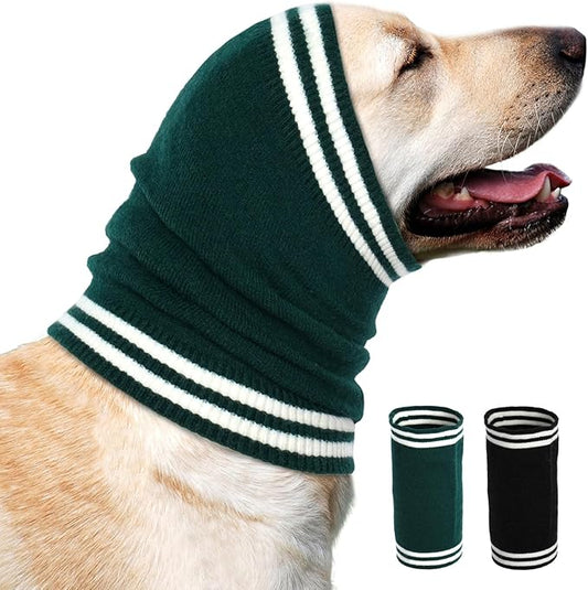Nanaki Dog Ear Covers for Noise Bath No Shake Ear Wraps for Dogs Hematoma Dog Fireworks Anxiety Relief Calming Hoodie Dog Grooming Ear Cover Quiet Dog Head Wrap Force Drying Thunderstorm Ears for Dogs