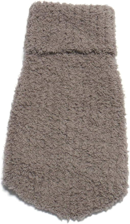 Barefoot Dreams CozyChic Ribbed Pet Sweater, Dog Clothes-Warm Gray