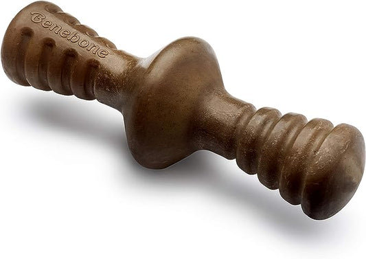 Benebone Zaggler Rolling Dog Chew Toy for Aggressive Chewers, Real Bacon, Made in USA, Giant