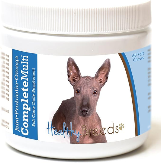 Healthy Breeds Xoloitzcuintli All in One Multivitamin Soft Chew 60 Count