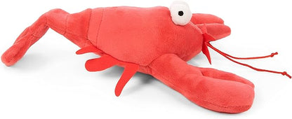 goDog Action Plush Lobster Animated Squeaky Dog Toy, Chew Guard Technology - Red, One Size