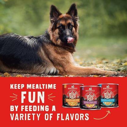 Stella & Chewy's Wild Red Stew High Protein Wet Dog Food Large Variety Pack Bundle, 10 Ounce Cans (Pack of 18)