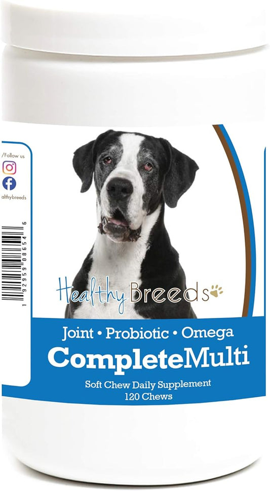 Healthy Breeds Great Dane All in One Multivitamin Soft Chew 120 Count