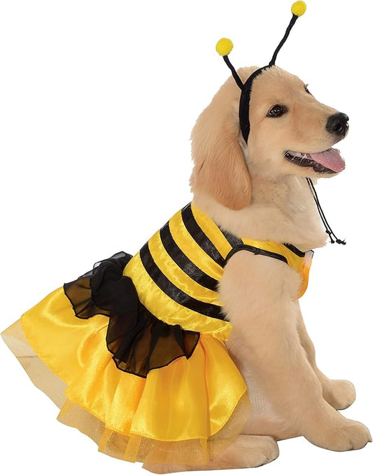 Rubie's 887809LXL-L Pet Costume, Bumblebee Dress, Large