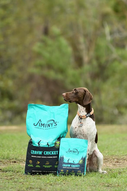 Jiminy's Cravin' Cricket Dry Dog Food, Hypoallergenic, Sensitive Stomach, 10lb Bag (Pack of 1)