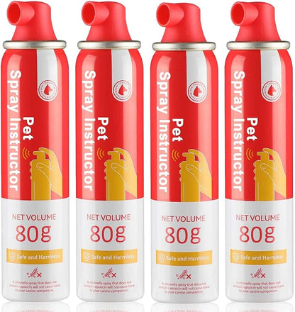HGFLMR Spray Corrector Dog Trainer, 80ml 4 Pack Corrector for Dog to Stops Barking, Jumping Up, Food Stealing, Place Avoidance, Attacks & Unwanted Dog Behaviour.