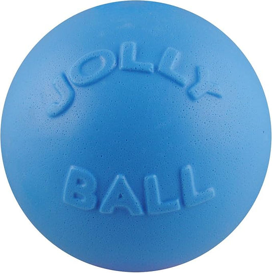 Jolly Pets Bounce-n-Play Dog Toy Ball, 6 Inches, Blueberry, All Breed Sizes