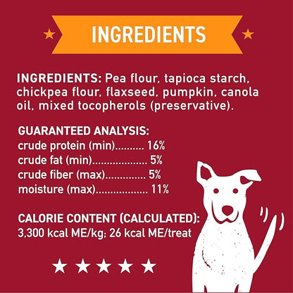 Cloud Star Wag More Bark Less - Dog Treats - Crunchy Biscuits - Grain Free Pumpkin - 2.5 lb Pouch