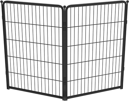 FXW Homeplus Dog Playpen Designed for Indoor Use, 40" Height for Large Dogs, Black│Patented