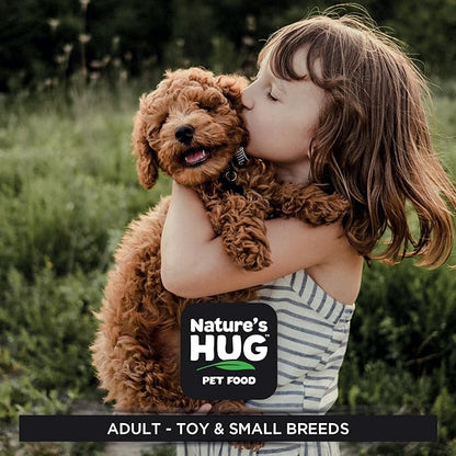 Nature's HUG Dry Dog Food | Sustainable Clean Protein | Supports Immune System | Grain Free | Non-GMO | Just Like Chicken Recipe | Hypoallergenic | 20lb Bags | Adult Toy & Small Breed Dogs