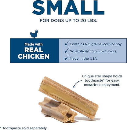 Bark Bright Dental Sticks for Small Dogs Chews, 5.82 oz, Count of 30