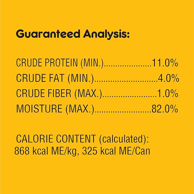 PEDIGREE High Protein Adult Canned Wet Dog Food, Beef & Lamb Flavor in Gravy, (12) 13.2 oz. Cans