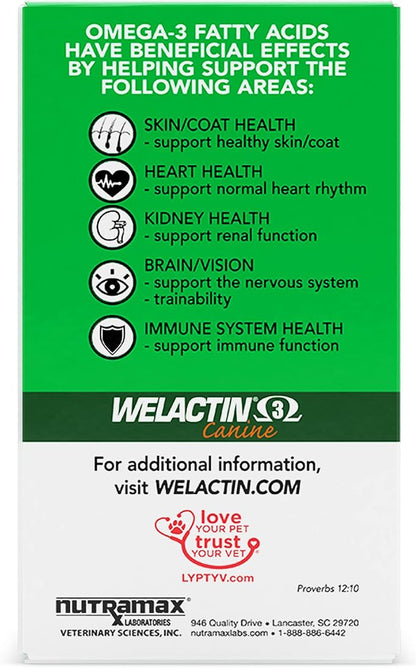 Nutramax Welactin Canine Soft Gel - 120 ct