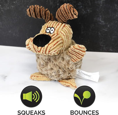 Hyper Pet Bumpy Palz 2-In-1 Interactive Dog Toys, Dog Chew Toys & Dog Puzzle Toy (Plush Dog Toy Exterior & Fun Squeaky Dog Ball Dog Toy Interior for Large Dogs, Medium Dogs & Small Dogs)