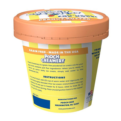 Pooch Creamery Ice Cream Mix for Dogs - Peanut Butter …