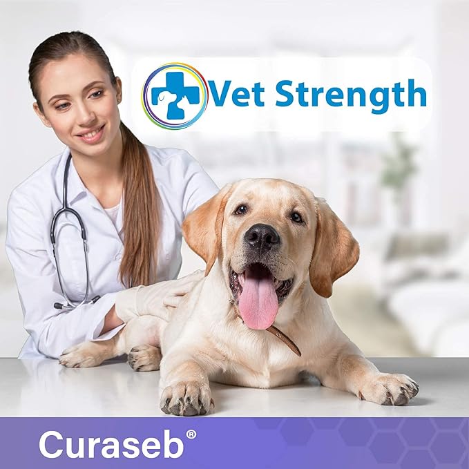 Curaseb Cat and Dog Ear Wipes – Cleans, Deodorizes and Soothes Ear Issues with Soothing Aloe Vera – Vet Strength – 100 Wipes